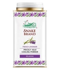 Hàng Thái - Phấn Lạnh Con Rắn Snake Brand hương Lavender 140g (Kiện 72 hũ) (Hàng nguyên kiện)
