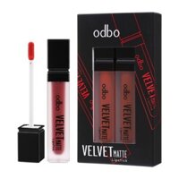 [Hàng Thái]  Set 2 Cây Son Kem Lì Lâu Trôi ,Mềm Mịn Odbo Velvet OD569