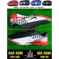 (HÀNG THAILAND) GIÀY BÓNG ĐÁ SÂN CỎ NHÂN TẠO Mercurial trắng đỏ đen.TF.CAM KẾT Y HÌNH-CAM KẾT HÀNG