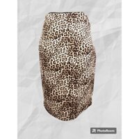 [Hàng thanh lí] Chân váy bút chì họa tiết da beo size S