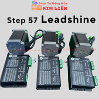[Hàng tháo máy] Bộ động cơ Step + Điều khiển bước Leadsine 2 phase 57 cốt 8 li DM542-05 M542 - Shop Điện Công Nghiệp 86
