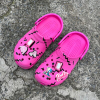 [Hàng Thật] Dép Crocs Chính Hãng mới lỗi vết cắt, hàng siêu bền size M5W7 và M7W9 màu hồng.