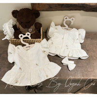 [Hàng thiết kế] Áo gile phao giữ nhiệt mỏng nhẹ cho bé gái siêu dễ thương