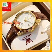 [HÀNG THƯƠNG HIỆU] Đồng Hồ OLEVS 6898 Chống Thấm Nước Kiểu Dáng Thời Trang Cho Nữ dây da đẹp giá rẻ