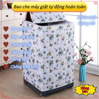 Hàng tồn kho Bao che máy giặt tự động kiểu lồng xoay Chống nước Chống nắng bao máy giặt Chịu mài mòn Chống trầy xước trùm máy giặt cửa trên