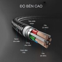 🏎HÀNG TỐT GIÁ TỐT🏎Cáp sạc TypeC Bagi CS100