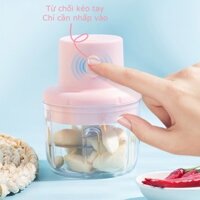 [HÀNG TỐT] Máy xay sinh tố dung tích 700ml- Máy xay mini đa năng đầu dẹt - Máy xay tỏi ớt mini-CIRAN