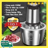 [HÀNG TỐT] Máy Xay Thịt Đa Năng Cối Inox 304, Máy xay sinh tố, Máy xay tỏi ớt, Máy xay thức ăn dặm cho bé