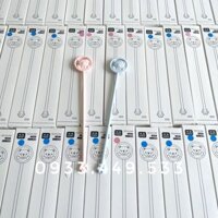 (HÀNG TRUNG) Que khuấy sữa silicon hình gấu cho bé cảm biến nhiệt