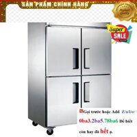 [Hãng] TỦ ĐÔNG INOX 4 CÁNH SUMIKURA 1100 LÍT SKI-12F4 QUẠT GIÓ (R404A) (2023)