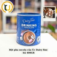 (HÀNG ÚC) Bột pha socola DAIRY FINE Drinking Chocolate powder hộp 400GR