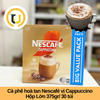 (HÀNG ÚC) Cà phê 3 in 1 hoà tan NESCAFE Instant Coffee vị CAPUCINO hộp super 30 gói