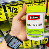 [HÀNG ÚC CHÍNH HÃNG ] Viên Uống Mát gan giải độc gan - Swisse Ultiboost Liver Detox 120 viên
