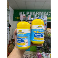 [Hàng úc ]  Gum Kẹo Dẻo Cho Bé Nature’s Way Kids Smart Vita Gummies Calcium + Vitamin D 60 Viên