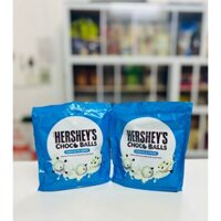 (HÀNG ÚC) Kẹo socola trắng vị kem cookie HERSHEY'S Choco Balls cookies n creme gói 120Gr