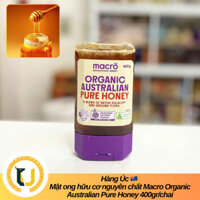 (HÀNG ÚC) Mật ong hữu cơ nguyên chất từ hoa bạch đàn MACRO ORGANIC AUSTRALIAN PURE HONEY from Native Eucalypt 400GR
