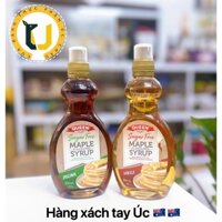(HÀNG ÚC) Siro lá phong không đường QUEEN Maple Syrup sugar free flavoured 355ml