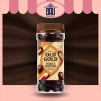 [HÀNG ÚC] SOCOLA ĐEN ĐẬU PHỘNG & MẬT ONG CADBURY Old Gold Dark Chocolate Peanut & Honeycomb 280g