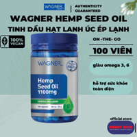 [Hàng Úc] Wagner Hemp Seed Oil 1100mg Viên Uống Từ Hạt Gai Dầu Bổ Sung Omega 3 & 6 Thuần Chay Hỗ Trợ Sức Khỏe Toàn Diện
