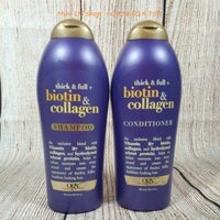 [HÀNG USA] BỘ ĐÔI DẦU GỘI VÀ DẦU XẢ BIOTIN & COLLAGEN OGX SHAMPOO AND CONDITIONER (750ML)