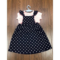 [HÀNG USA] HEART & ARROW —- SÉT VÁY CHẤM BI 2 DÂY.