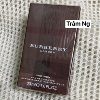 [Hàng USA] Nước Hoa Nam Burberry London For Men Eau De Toilette Natural Spray Vaporisateur 1.0 oz Chai 30ml