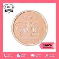 Hàng USA- Phấn phủ kiềm dầu Rimmel London Stay Matte Pressed Powder 14g Chuẩn Auth 100%