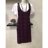 [HÀNG USA] VÁY YẾM KẺ SỌC  - PLANET GOLD