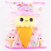 (HÀNG VỀ)Squishy- Kem Ốc Quế Khổng Lồ (22x11x11cm)
