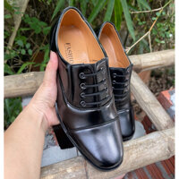(Hàng Việt Nam) Giày nam công sở da PU cao cấp đế PVC đủ size, Giày lười giả dây đế cao phù hợp với dân công sở, du lịch