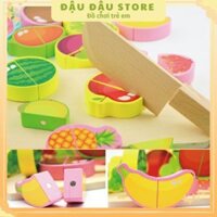 [Hàng VN] Đồ chơi vỉ cắt thái trái cây, hoa quả dành cho bé Đậu Đậu Store