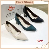 [Hàng VNXK ] [Ảnh thật 100%] Giày cao gót đẹp Em’s Shoes MS: EV33