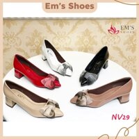 [Hàng VNXK ] [Ảnh thật 100%] Giày cao gót đẹp Em’s Shoes MS: Nv29