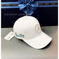 (Hàng VNXK) Mũ nam, mũ lưỡi trai tem xe Mercedes vải Kaki đẹp Form chuẩn (Ảnh thật)