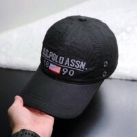 (Hàng VNXK) Nón kết, mũ lưỡi trai US Polo vải Denim xịn cao cấp (Ảnh thật)-ST01