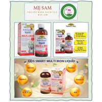 [Hàng xác tay] Siro Uống Nature's Way Kids Smart Liquid Multi + Iron Hỗ Trợ Nâng Cao Sức Đề Kháng Cho Trẻ 200ml