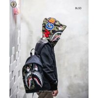 [Hàng Xịn] BALO BAPE SHARK CÁ MẬP BAPE CAMO QUÂN ĐỘI (BL5)