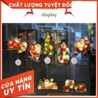 Hàng xịn Đèn Led Có Giác Hút Gắn Cửa Sổ Trang Trí Giáng Sinh