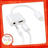 [Hàng xịn]  FREESHIP 99K TOÀN QUỐC_Cáp Chuyển Đổi 2 Trong 1 Vừa Sạc Vừa Cắm Tai Nghe Fullbox
