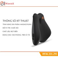 [Hàng Xịn Giá Rẻ] Đệm Tựa Lưng Massage 3 Chế Độ Điều Chỉnh, Gối Tựa Lưng Ô Tô, Văn Phòng - Chống Gù Hỗ Trợ Cột Sống