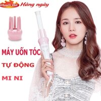 [Hàng Xin]  Máy Uốn Tóc Tự Động Xoay 360 Độ Làm Xoăn Tóc,Giúp Chị Em Có Mái Tóc Đẹp Ngay Tai Nhà  Không Cần Ra Tiệ