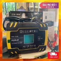 [Hàng xịn] Sạc bình ắc quy FOXSUR 12V -24V-8A Có khử Sunfat, sac binh ac quy 24v, sac xe dap dien - sạc ắc qui 12v-24v