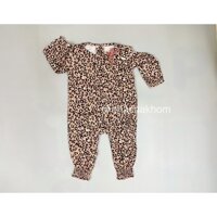 [HÀNG XUẤT DƯ XỊN] Bộ đồ liền thân jumpsuit vải xô cho bé gái size 9-12m hãng Mudpie