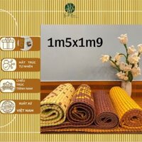 (Hàng xuất khẩu) Chiếu trúc hạt 1m5x1m9 100% trúc tự nhiên không mốc mát, an toàn hơn và bền hơn - Bảo hành 12 tháng
