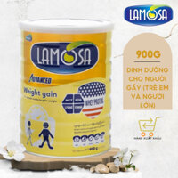 Hàng Xuất Khẩu Sữa Bột tăng cân dành cho người gầy - Lamosa WEIGHT GAIN 900G