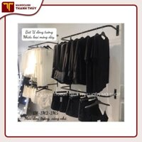 [HÀNG XƯỞNG DÀY] Bát đóng tường treo quần áo, Sào tường trưng bày shop, Thanh sào đóng tường treo quần áo