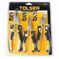{Hàng_Chính hãng} Bộ kìm 3 chiếc Tolsen dân dụng 10400 7'',6''6''