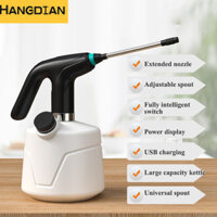Hangdian Tự động phun nước vòi phun nước tưới cây khử trùng có thể điều chỉnh vòi nước pin chạy bằng thuận tiện sạc USB