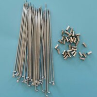 [Hành HÀNG CÓ SẴN] 36 CÁI 2.5mm 12G 12K Bánh xe đạp điện Lốp xe thép nan hoa 80-305mm Dây tải nan hoa