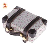 Hành lý cầm tay Mini Simhoa, Hộp đựng thân cây in hoa cho búp bê tỷ lệ 1 / 6,